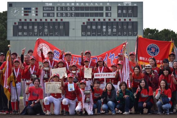 市総体　１部２部ダブル優勝
